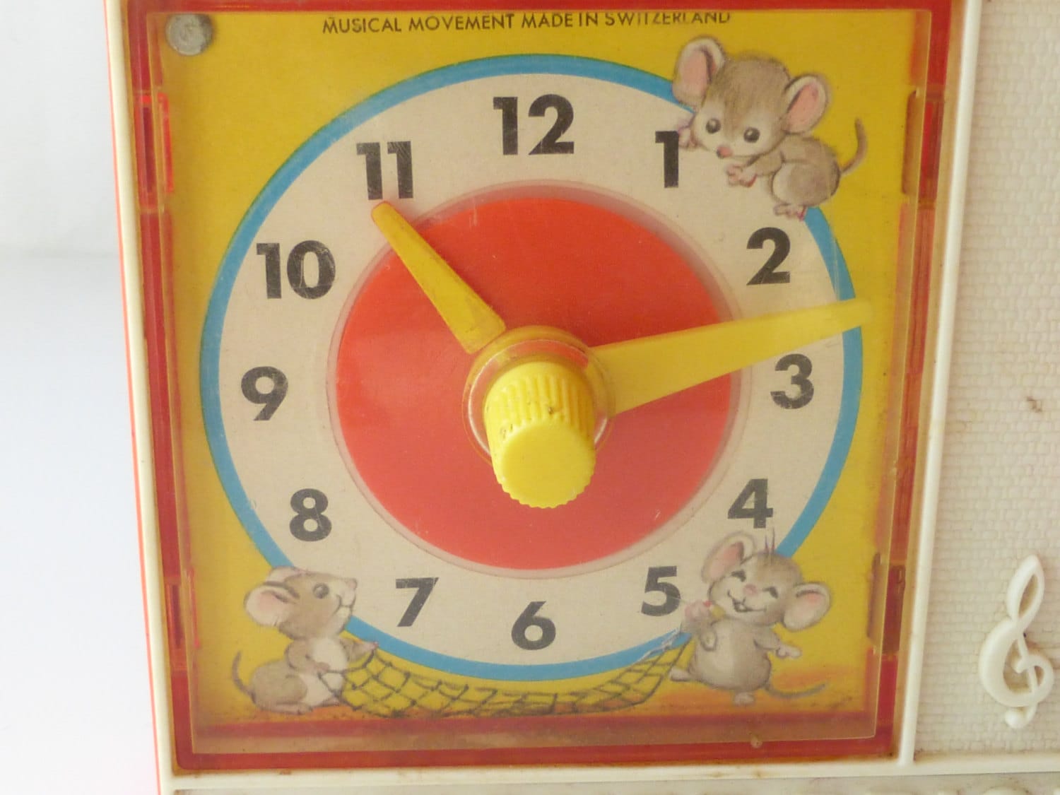 Vintage 1960's Playskool Hickory Dickory Dock Toy Sadly