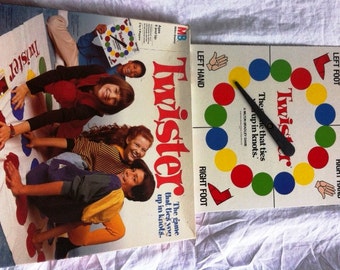 Vintage Twister Game Milton Bradley 1980s Vintage Twister Game Milton Bradley 1980s