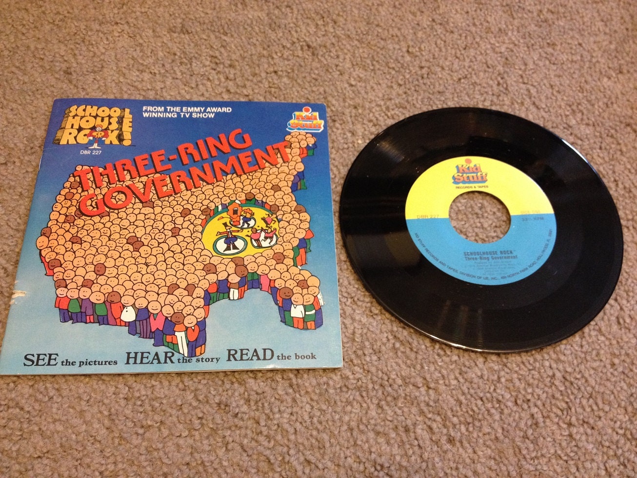 School House Rock Three Ring Government Book and Record