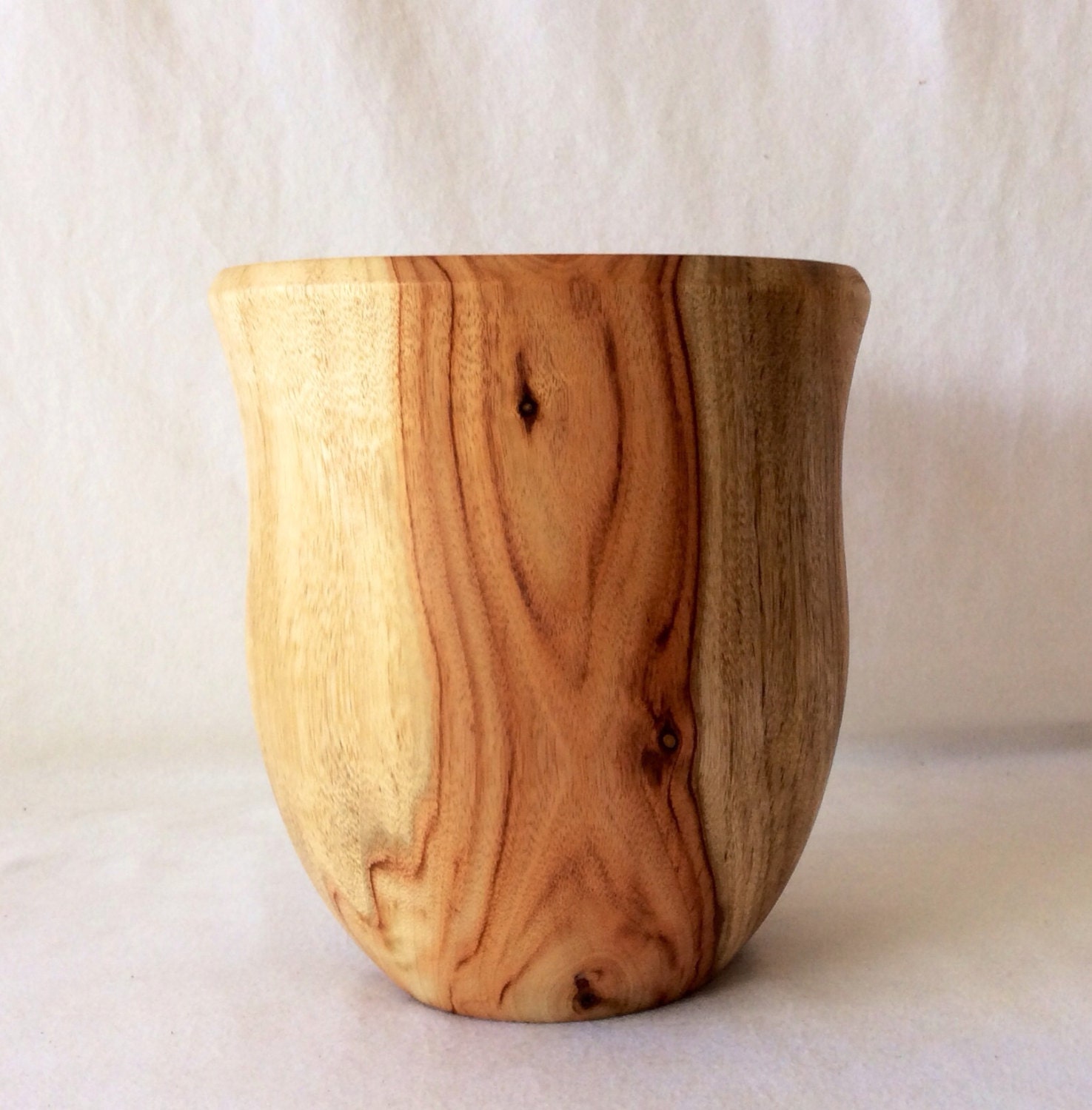 hand made wooden vase crafted from Australian by Broluk