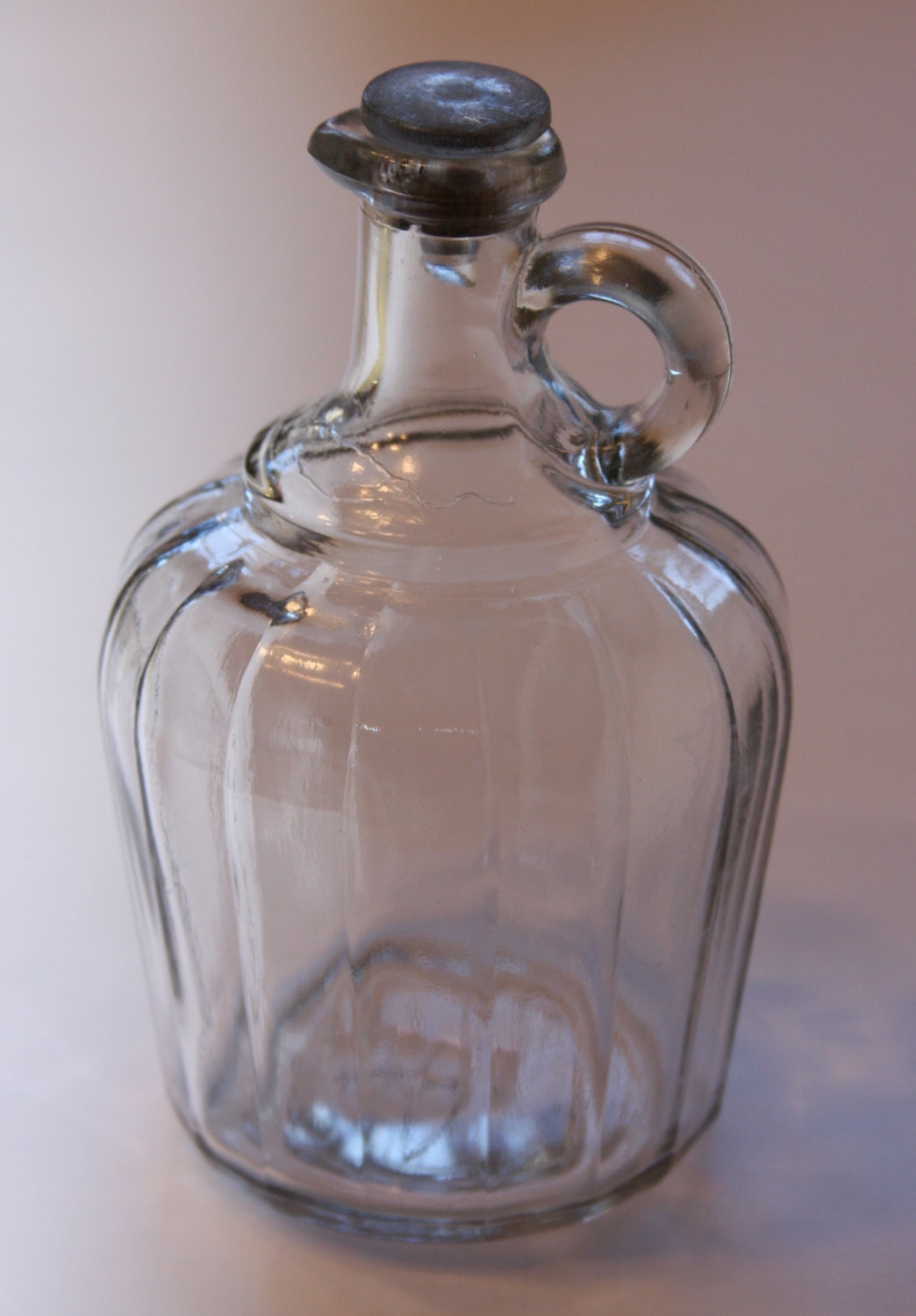 Download SALE Antique Clear Glass Bottle With Stopper. Illinois