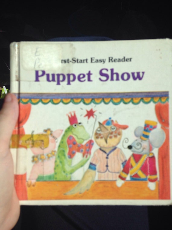 Puppet show book by Littlekittencreation on Etsy