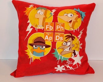 phineas and ferb pillow