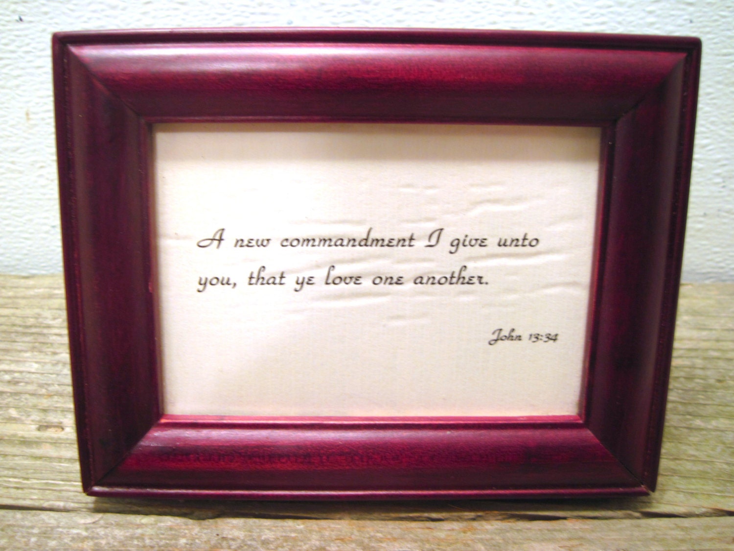 Desk Plaque Bible Verse Christian Decor Wall Plaque