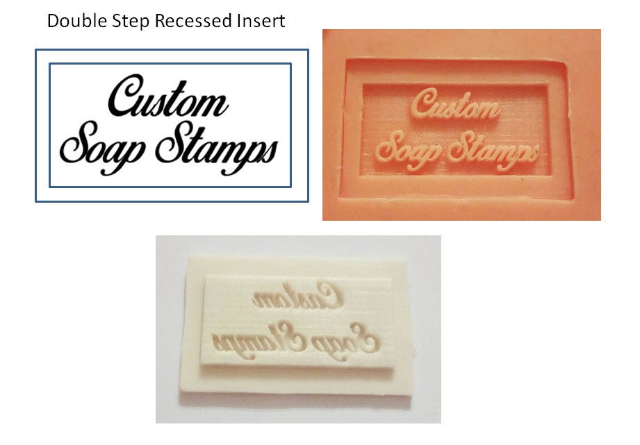 Custom Logo Silicone Soap Mold Inserts For by CustomSoapStamps