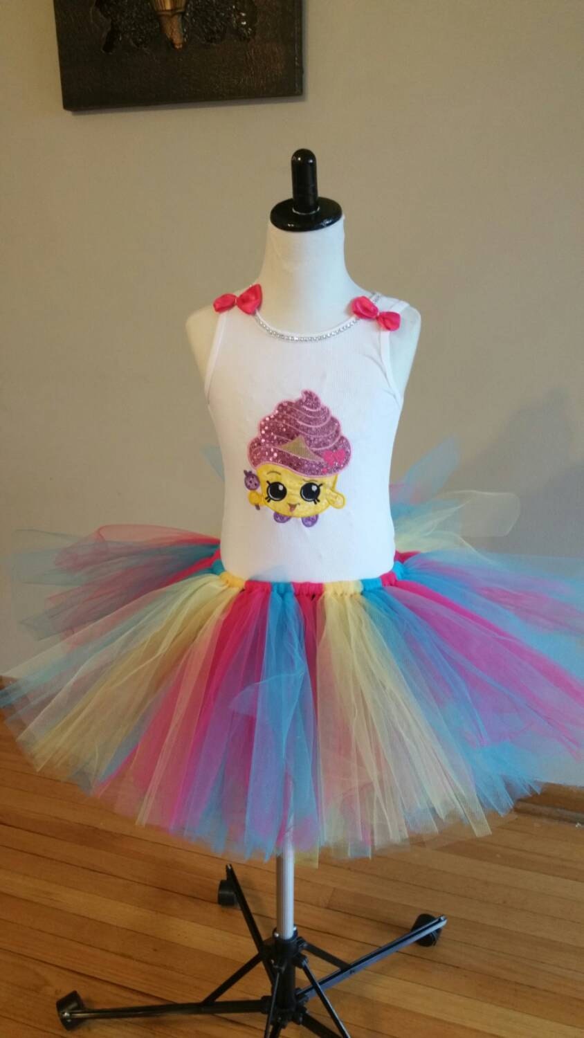 Shopkins tutu set/ shopkins birthday outfit/ by 