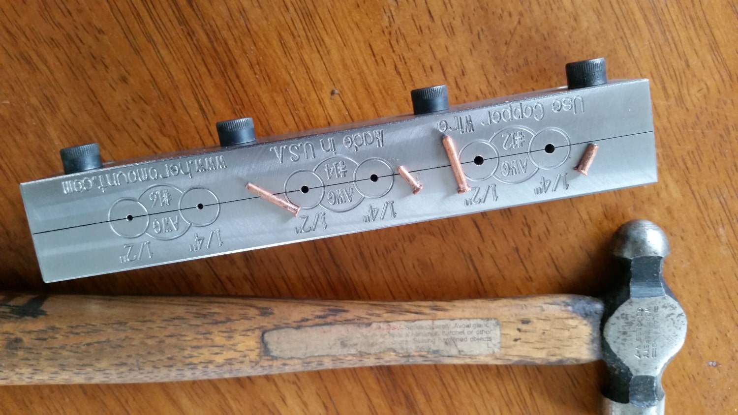 Copper Rivet Making Tool Tiny Rivet Tool 121416 gauge wire