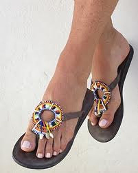African Maasai Colors Sandals