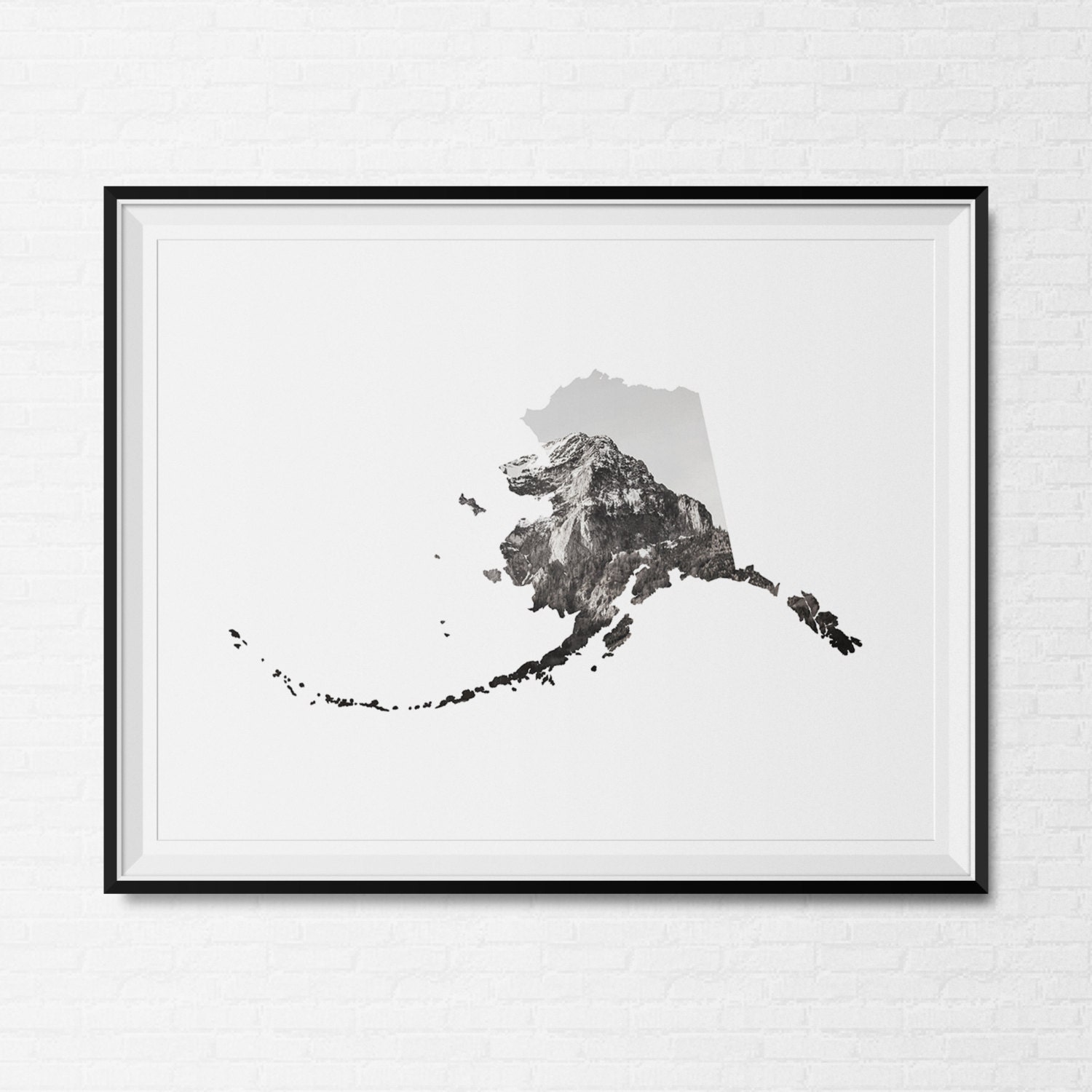 Alaska Alaska Poster Alaska Print AK by CityComfortsDC on Etsy