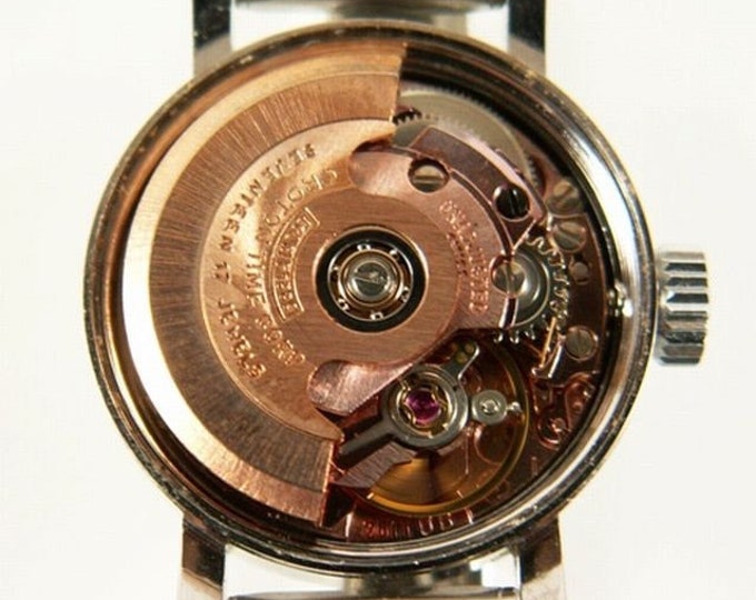 Storewide 25% Off SALE Ladies Vintage 17 Jewel Croton 1878 Automatic Self-Winding Mechanical Watch Featuring Date Window Bezel Display & Lov