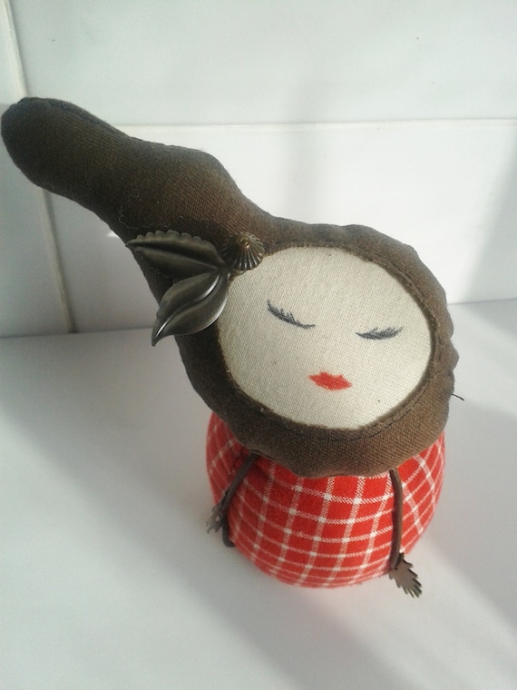 The Colourful Contessa - Strange small colourful quirky steampunk plush creature steampunk buy now online