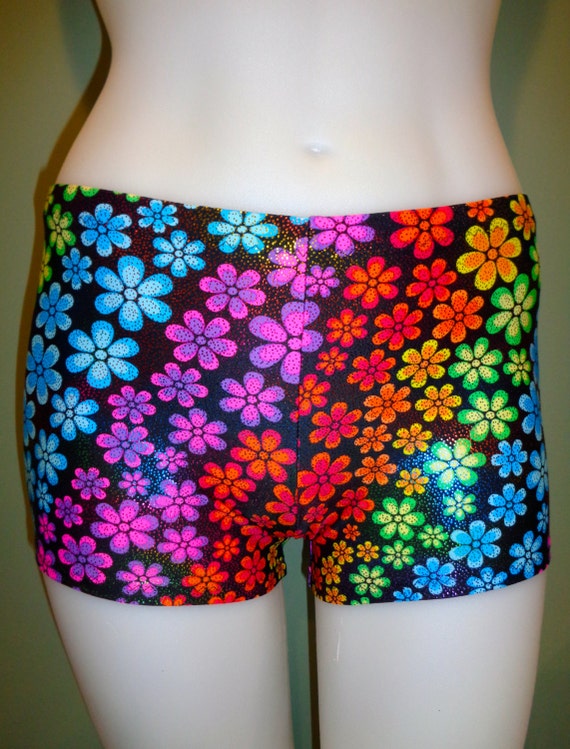 Flower power booty shorts by MoonStarGypsies on Etsy