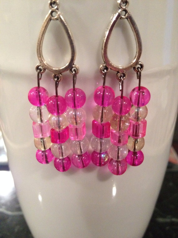 Pretty & Pink Dangle Earrings
