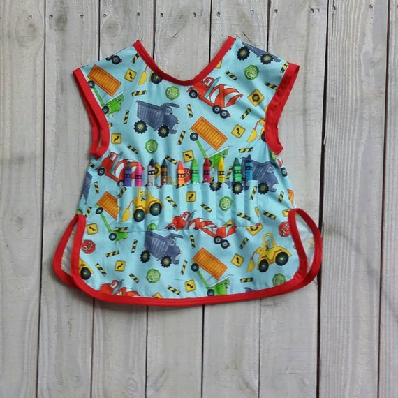 Items similar to Boys cover up size 34, blue with multi color printed
