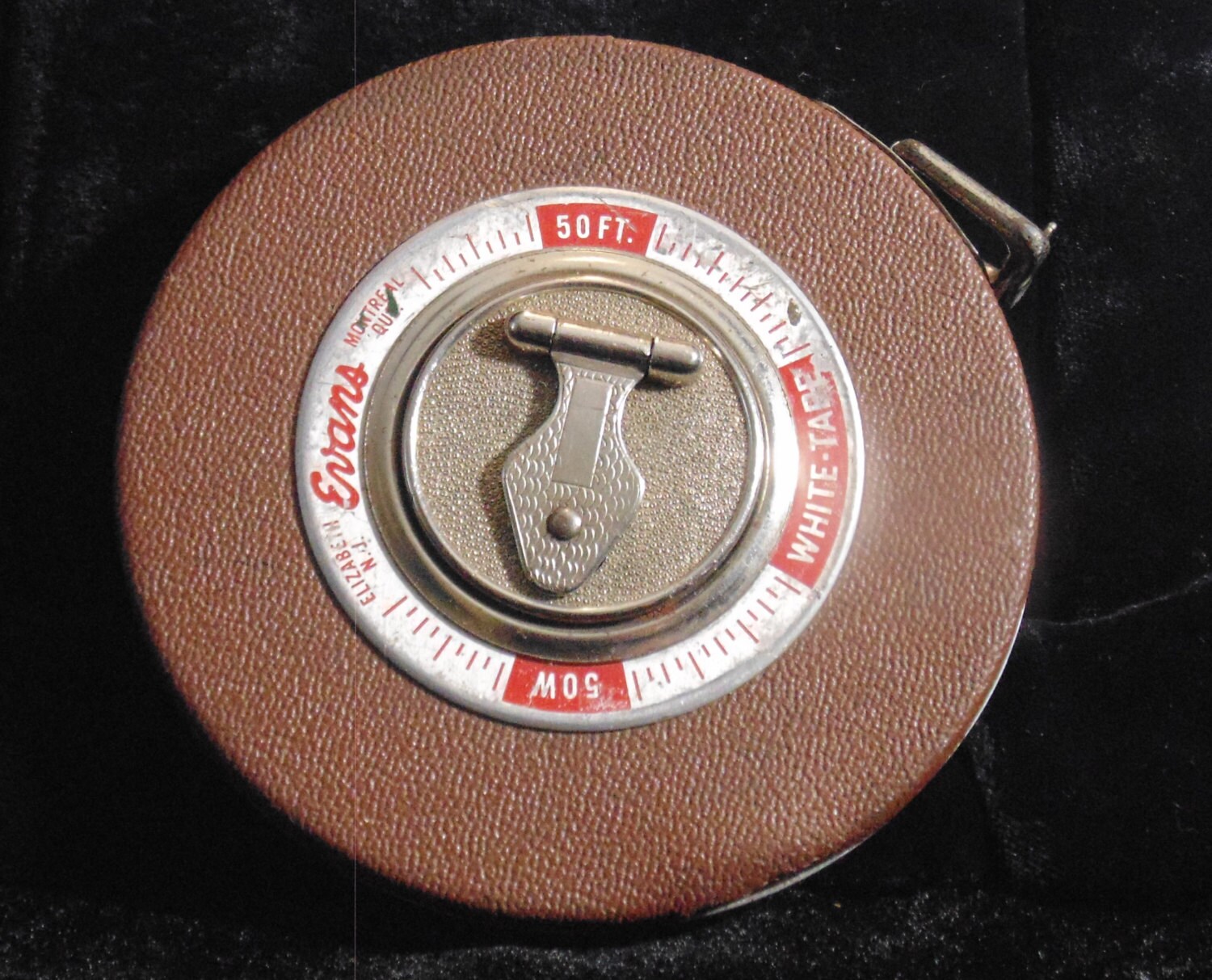 Evans Tape Measure 50FT. White Tape by AMAttics on Etsy