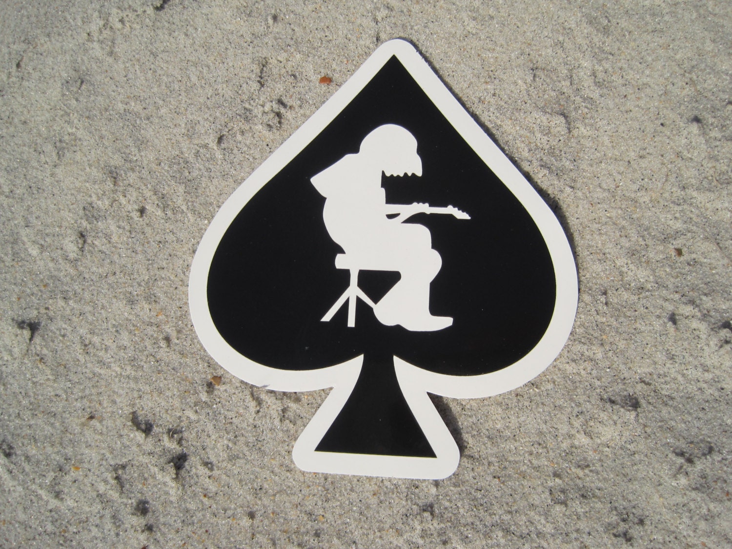 Ace of Spades decal. 10 Pack by SoulSisterEmbroidery on Etsy