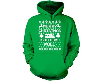 Merry Christmas Sh*tters Full Hoodie - funny home alone shitter ...