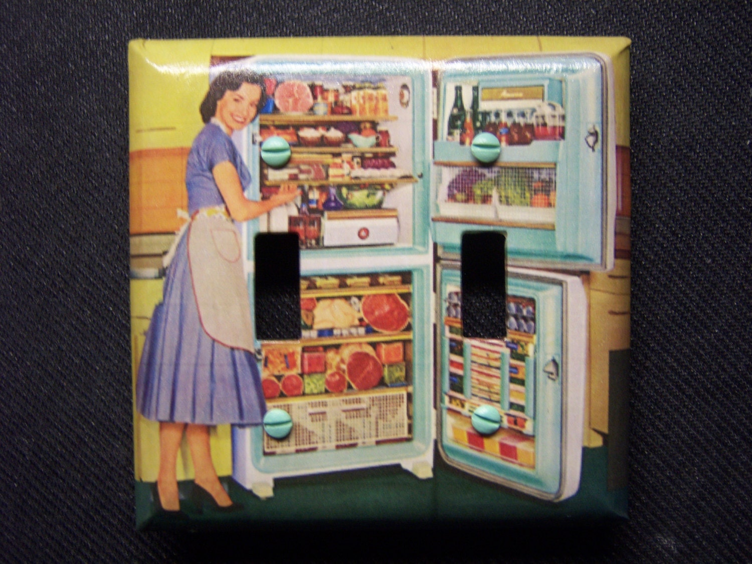 Light Switch Cover 1950s Kitchen by SwitchPlateEmporium on Etsy Light Switch Cover 1950s Kitchen by SwitchPlateEmporium on Etsy
