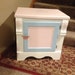 Beautiful wood princess crown nightstand end table princess