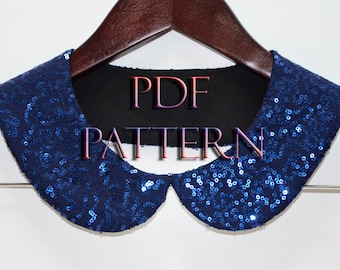 DIY Peter Pan Collar Necklace PDF Pattern Sewing