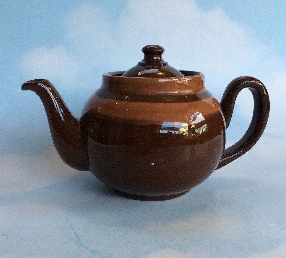 Brown Betty Style Alcock Lindely & Bloor English Teapot 3-4 Cup Pot ALB ...