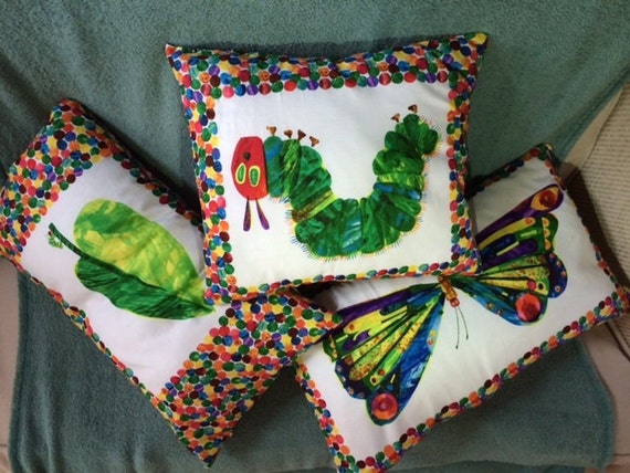 hungry caterpillar pillow