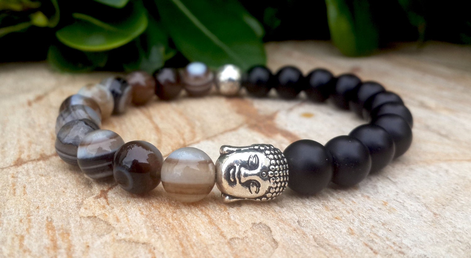 Mens Buddha Bracelet Men's Bracelet Buddhist by Braceletshomme