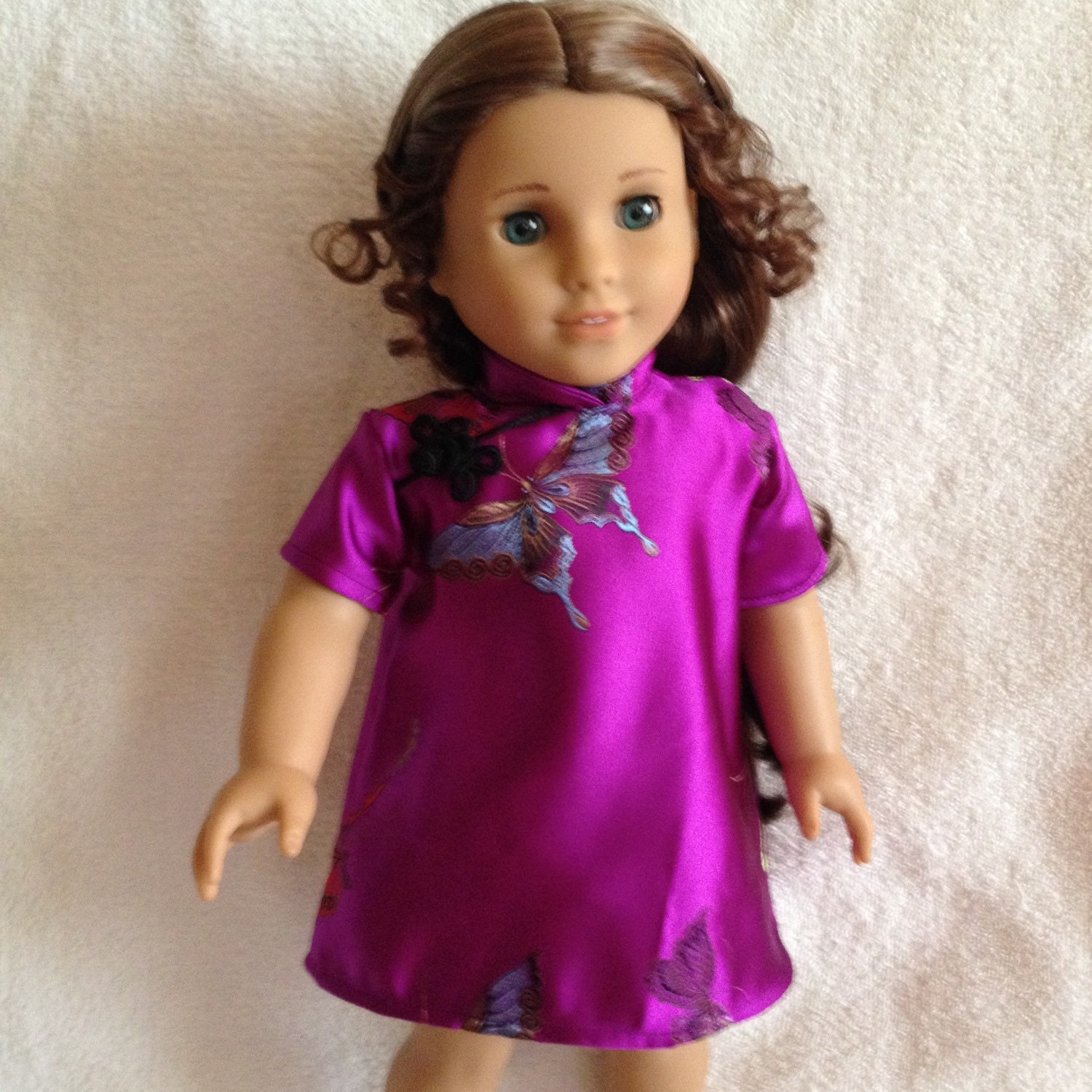 Asian Inspired Dress for American Girl Doll 18 doll by SewMyDay