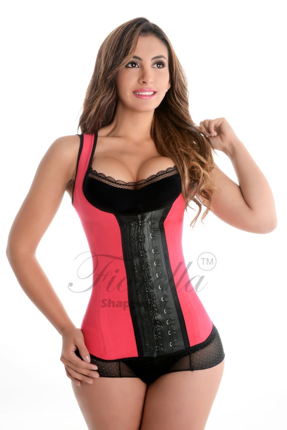 Sport Latex Pink Vest Waist Cincher Girdle by MegaDealsNBargains