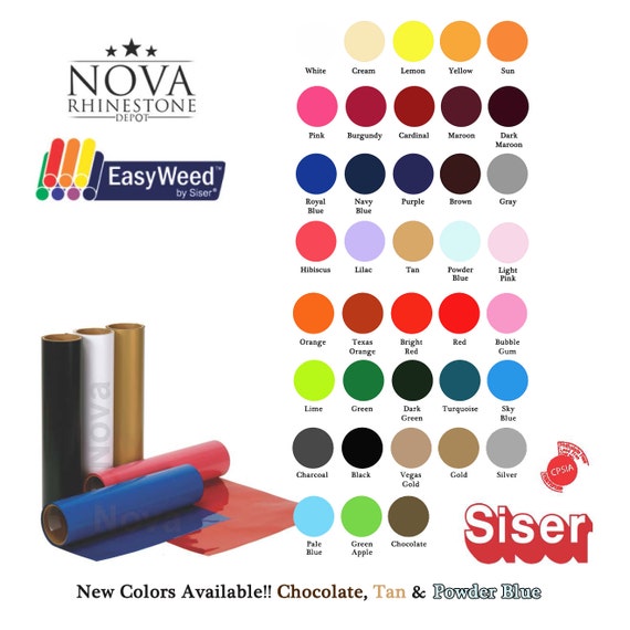 new siser easyweed heat transfer vinyl 15 by