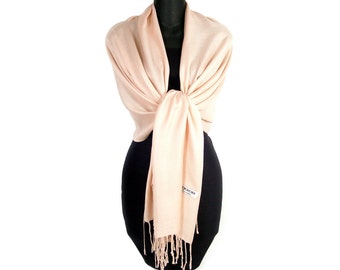 Wedding pashmina/ pashmina shawl/ wedding cover ups/ bridesmaids/ party favorites/ bridal accessories/ shawl/ pashimina/ BEIGE pashmina