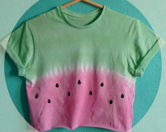 Watermelon Crop Top Tshirt