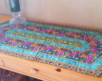 Stained Glass Quilted Table Runner