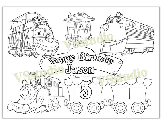 chuggington para colorear brewster