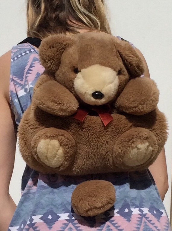 bear plush purse