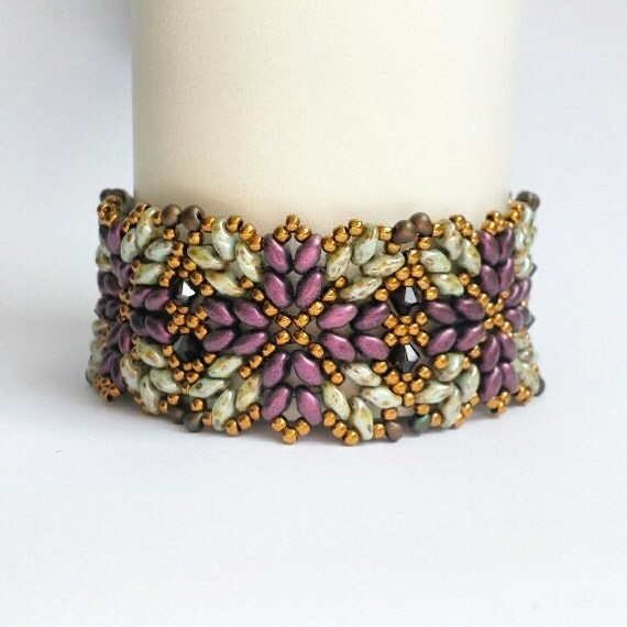 5 Bordeaux Purple Superduo Bead Ideas & Inspiration Pieces — Craft ...