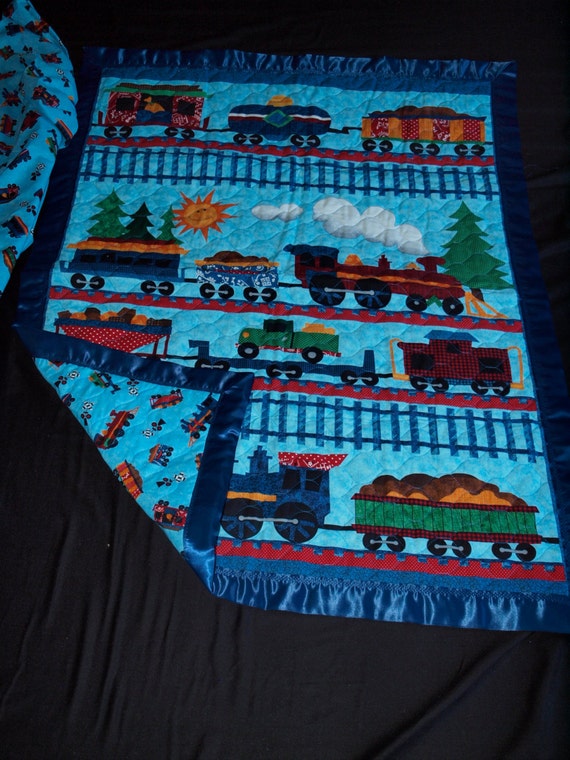 Train blanket and matching sheet
