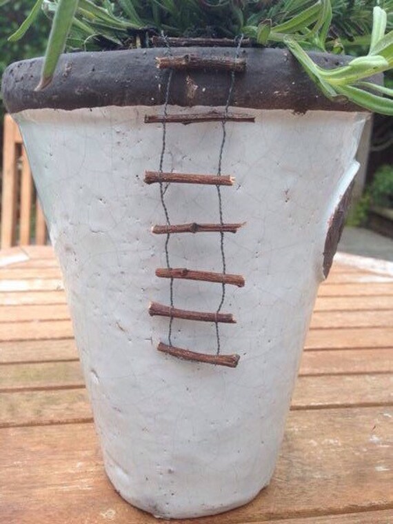 Fairy garden ladder by CraftyMrsChristmas on Etsy