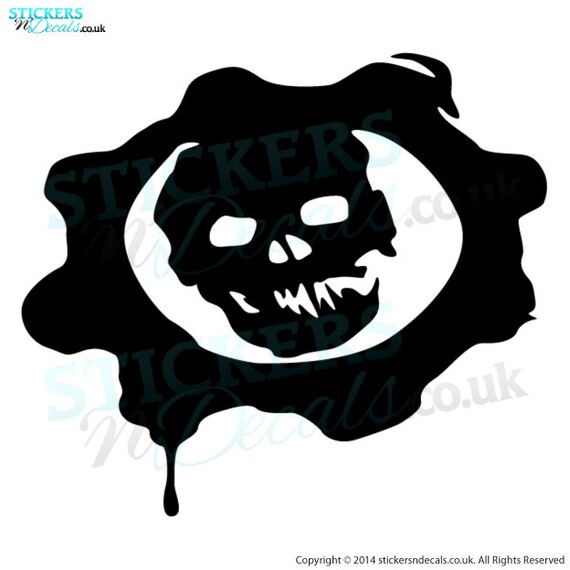 Gears Of War Cog Logo Vinyl Wall Art Wall Decal Sticker