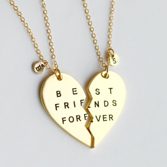 thumbnail image 2 of Pzza Necklaces Set Of 5 For Best Frends Forever Necklace BFF Necklace 2 of 14