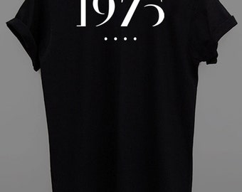 The 1975 Back Screen on Black T Shirt / Woman Girl Clothing Size M ...