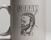 The Walking Dead Coral Mug | Rick Grimes Carl Joke Coffee Cup