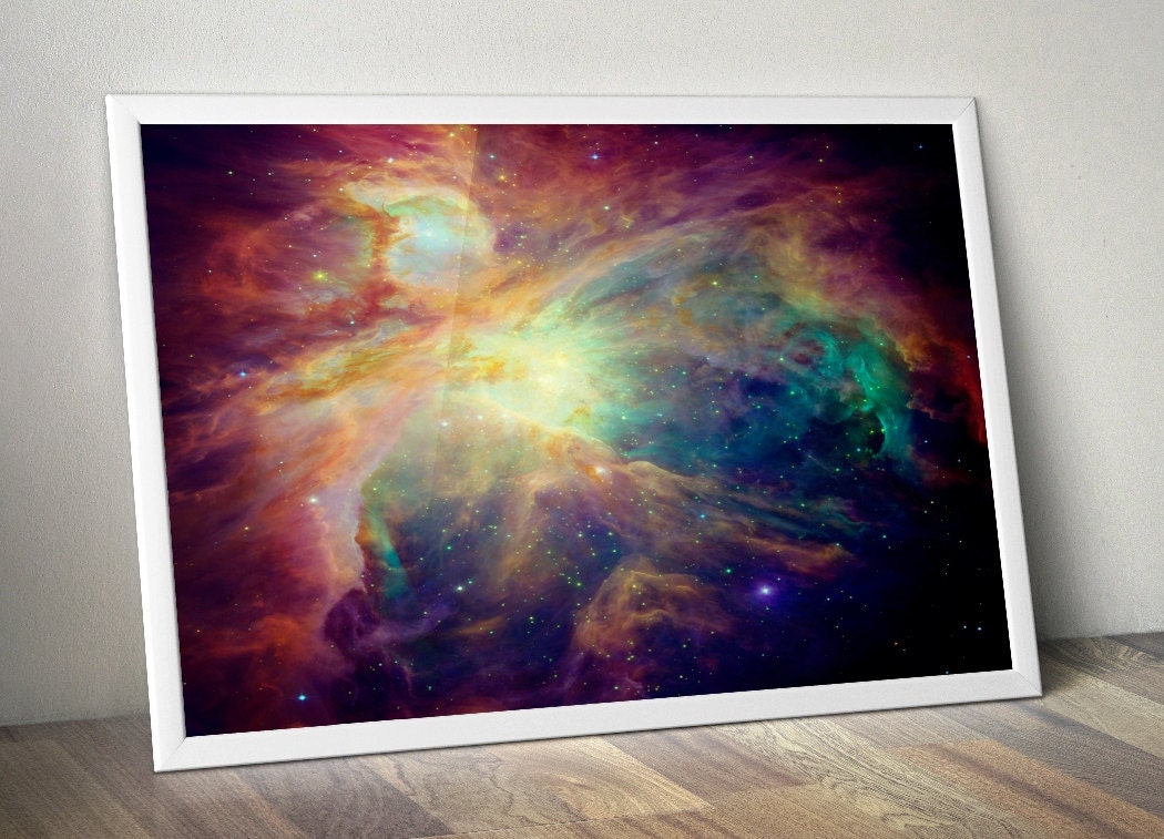 Outer Space Poster Art Hubble Telescope Orion Nebula Poster