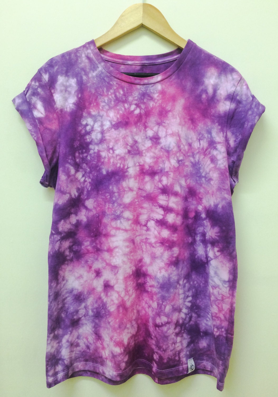 Marble Tie Dye T-Shirt Purple/Pink/White by TyreDyes on Etsy