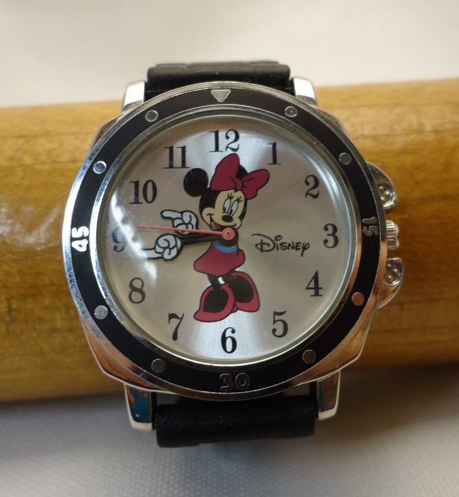 Disney Minnie Mouse Accutime Watch Corp by vintiqueboutique13