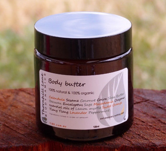 Body butter 100 organic & natural handcrafted by PureGlowingSkin