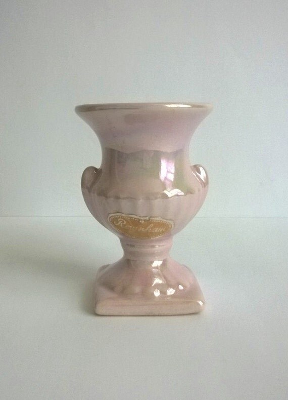 Australian Raynham Pottery pink rainbow lustre by SevenStarlings