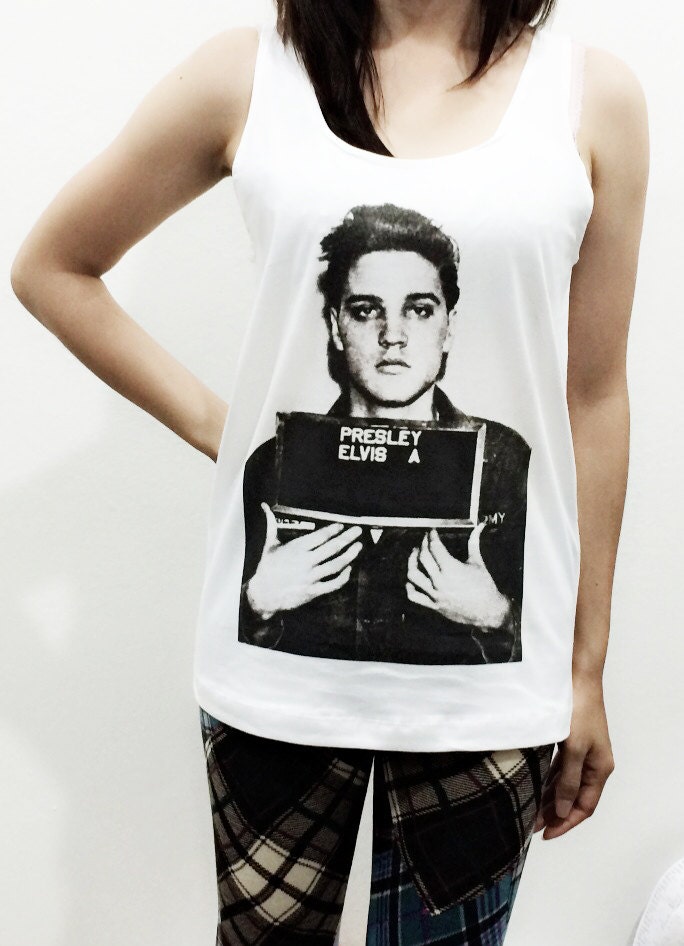 elvis presley mugshot shirt