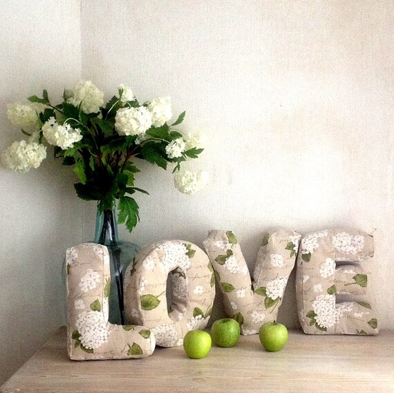 Decorative Alphabet Letter Pillow Set Soft Pillow Set