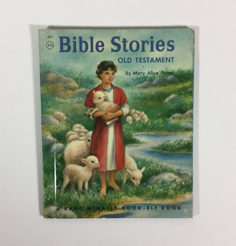 Bible Stories Vintage Original 1959 Children's Book by